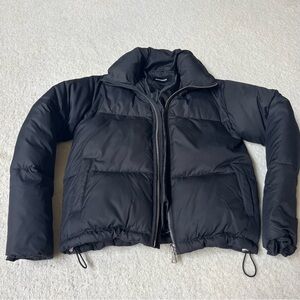 Express Charcoal Puffer Jacket